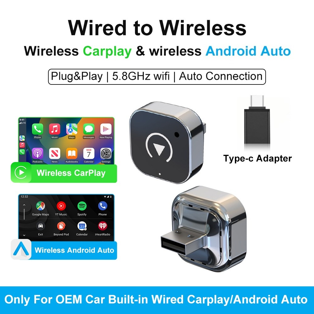 Smartwatch Universal - Adaptador Inalámbrico CarPlay FLIXIVI 2026 2