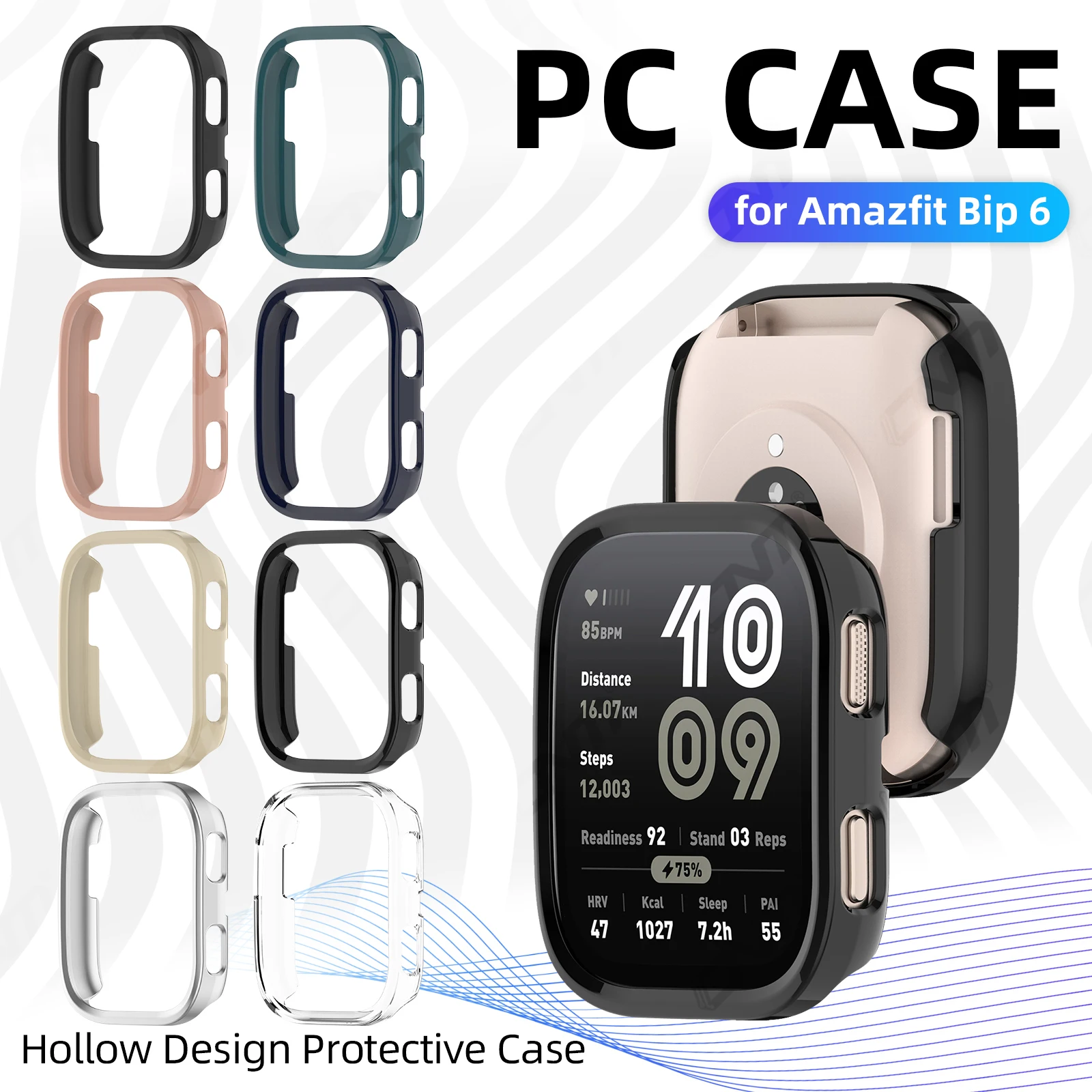 Amazfit Smartwatch Accessories - Funda rígida de PC para Amazfit