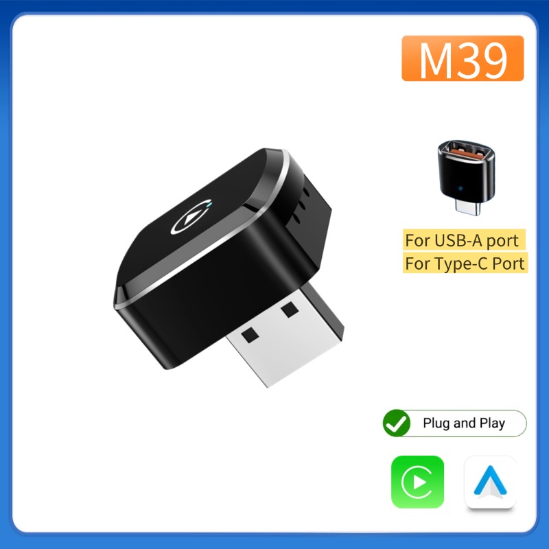 Smartwatch Universal - CarPlay Android Auto adaptador inalámbrico USB