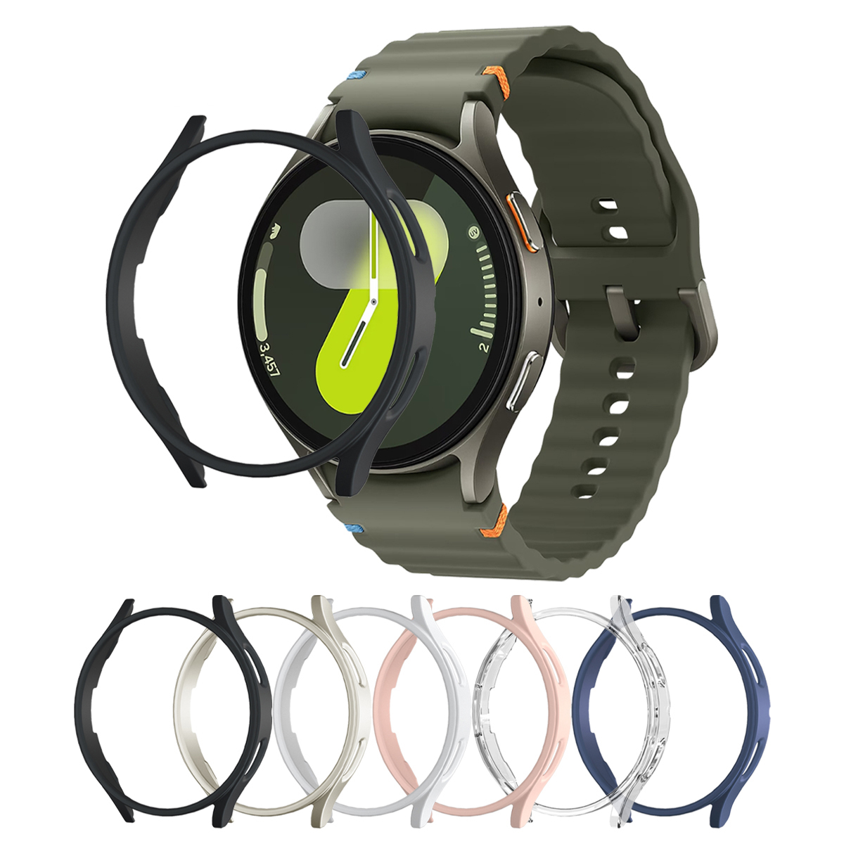 Accessories For Galaxy Watch 5 - Carcasa de reloj tipo PC para