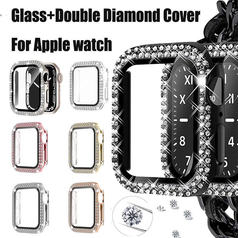 Smartwatch Watch Accessories - Vidrio + cubierta de diamante para