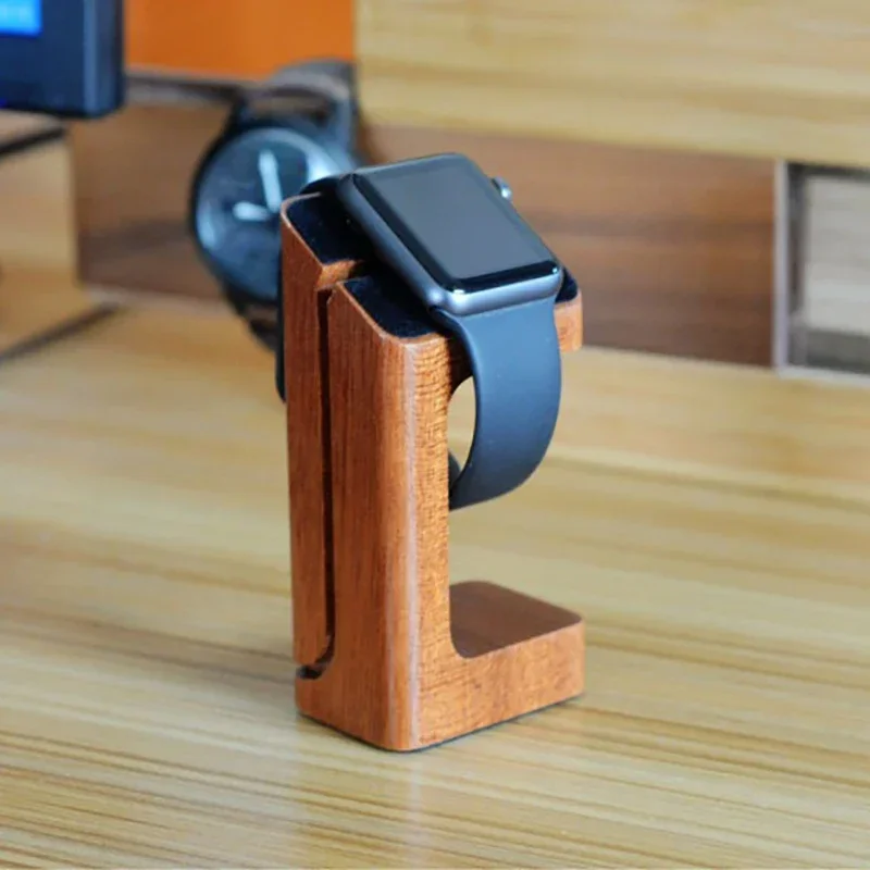 Soporte de madera para cargado - Smartwatch Watch Accessories reseña y precio