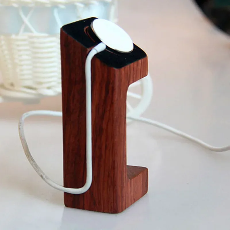 Soporte de madera para cargado - Smartwatch Watch Accessories reseña y precio