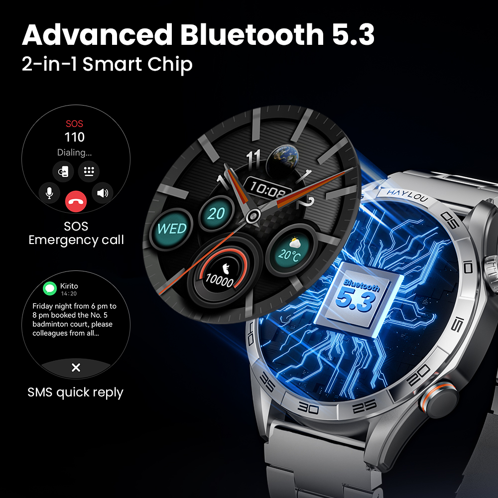 HAYLOU reloj inteligente Solar - Smartwatch Faces reseña y precio