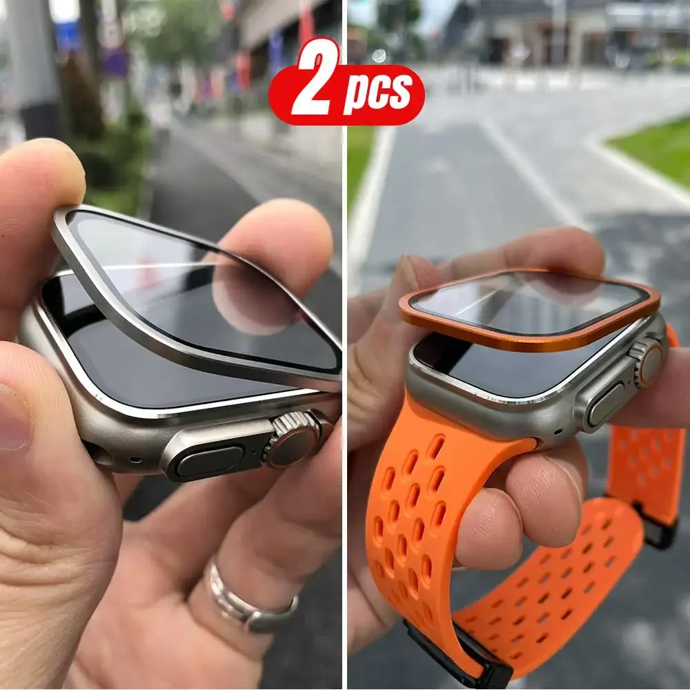 Marco de Metal de titanio para - Apple Smartwatch Accessories reseña y precio
