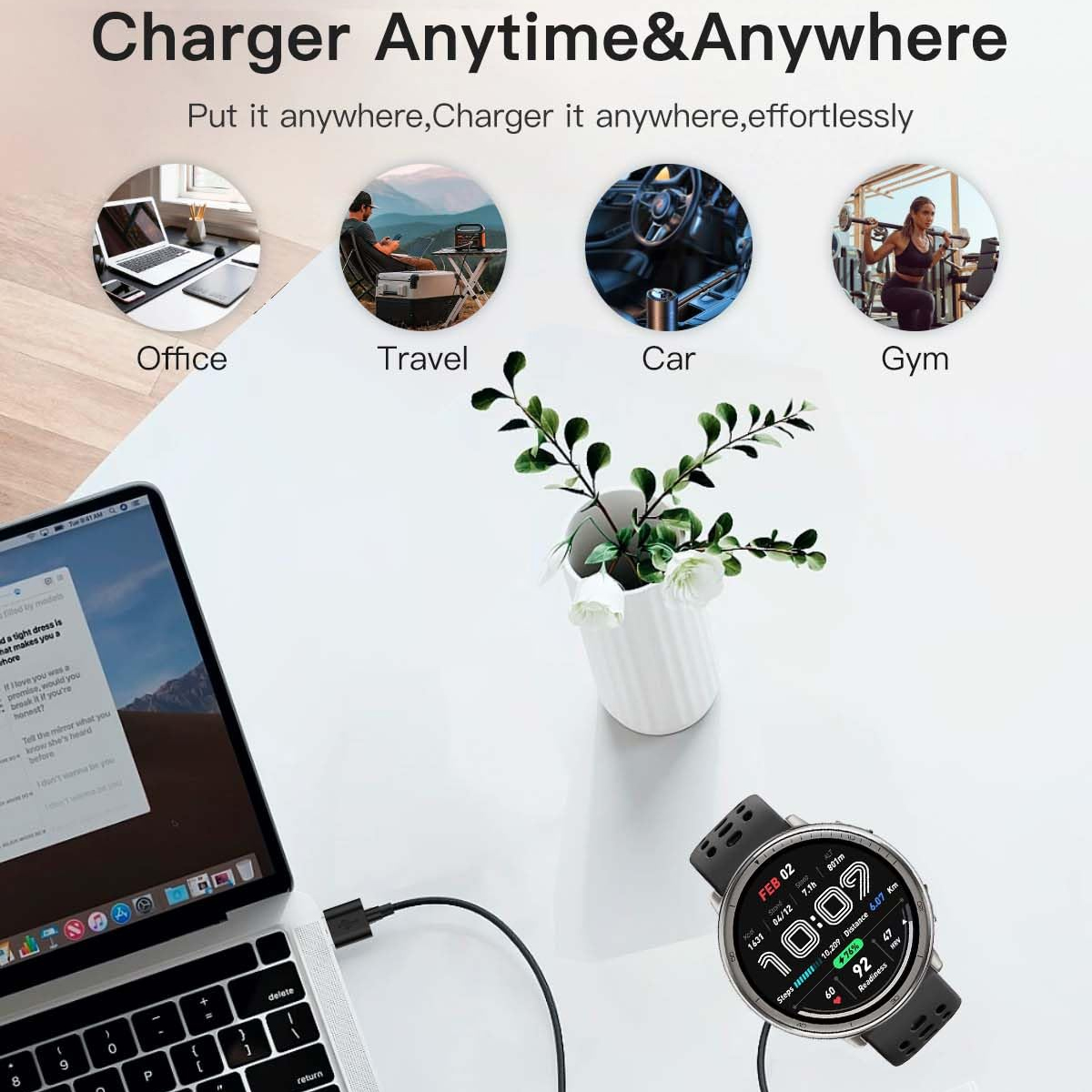 Base de carga para relojes int - Amazfit Smartwatch Accessories reseña y precio