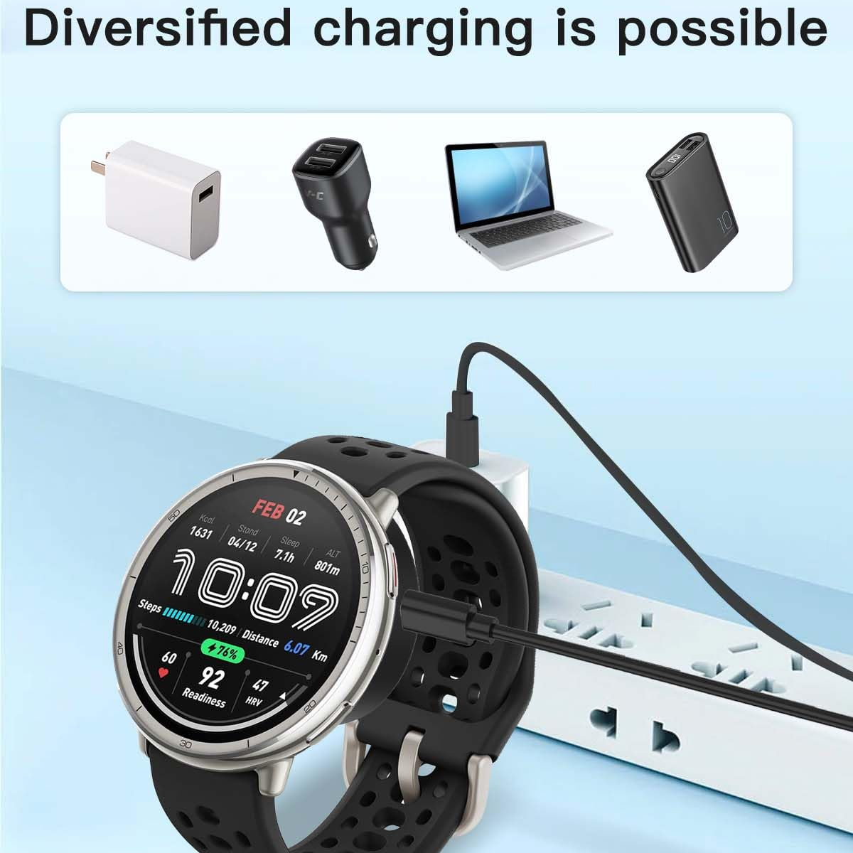 Base de carga para relojes int - Amazfit Smartwatch Accessories reseña y precio