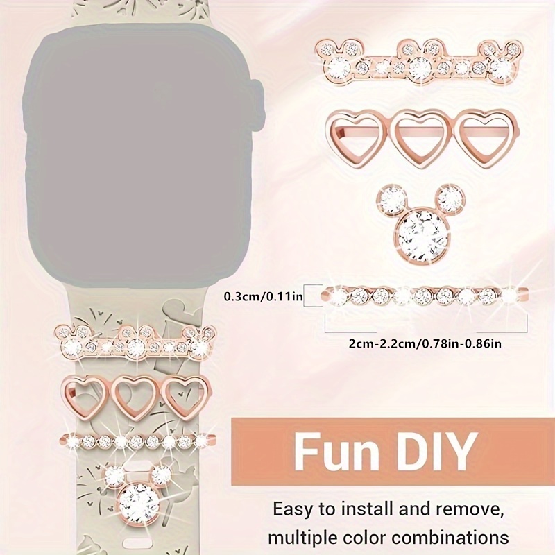 Adorables dijes de correa de r - Smartwatch Watch Accessories reseña y precio