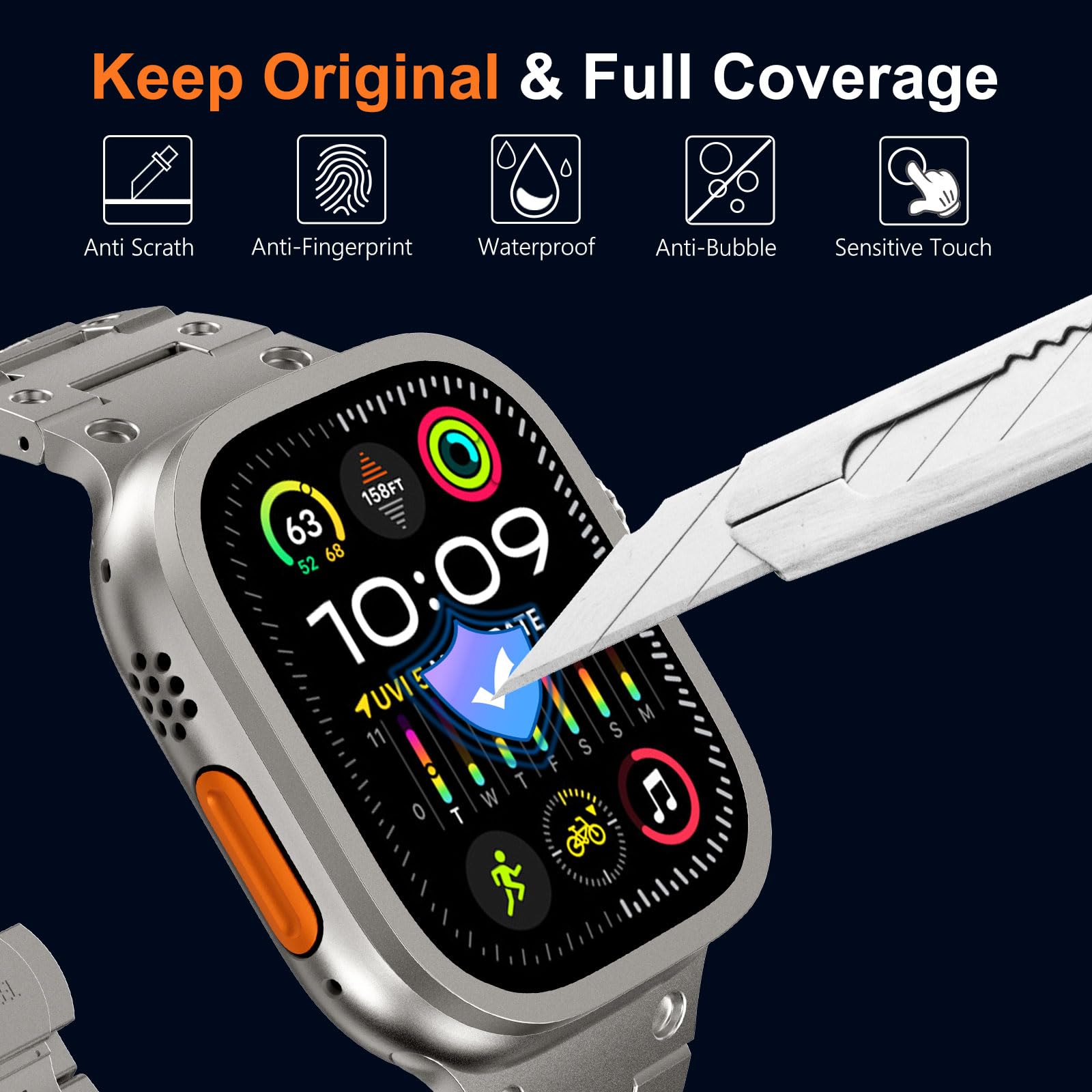 Vidrio templado para Apple Wat - Apple Smartwatch Accessories reseña y precio