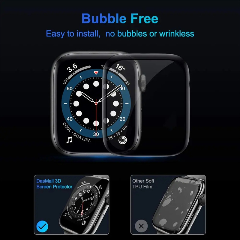 Vidrio suave para Apple Watch  - Apple Smartwatch Accessories reseña y precio