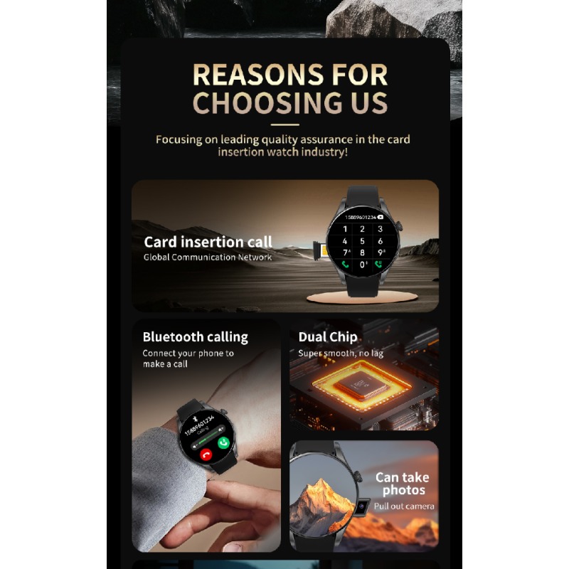 Nuevo reloj inteligente 4G BW1 - Smartwatch Id reseña y precio