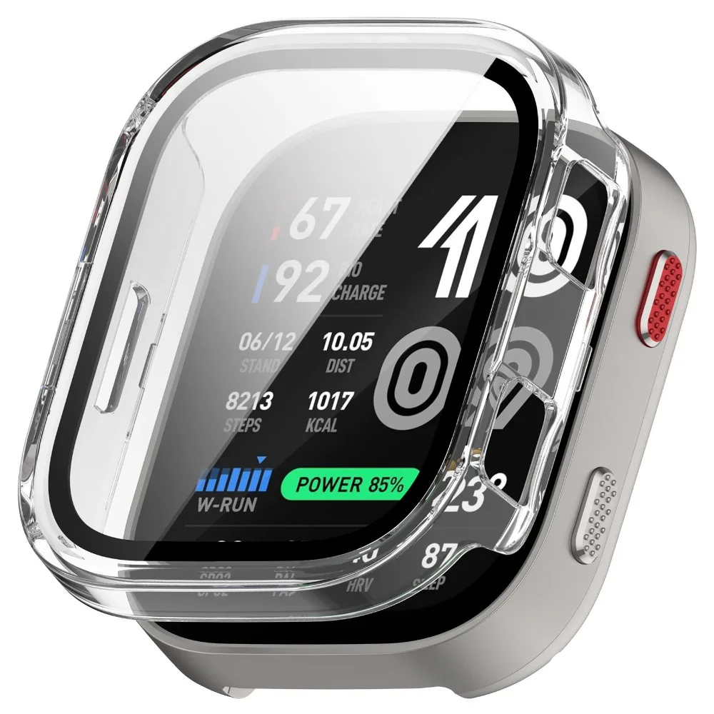 Vidrio templado + funda para A - Amazfit Smartwatch Accessories reseña y precio