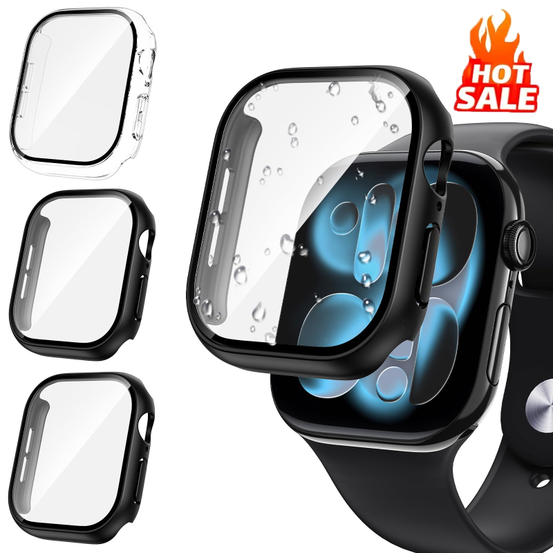 3 uds vidrio + cubierta para A - Smartwatch Band Accessories reseña y precio