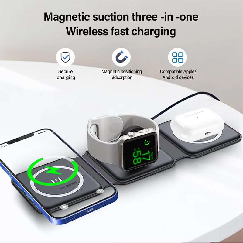 Estación de Carga Magnética Pl - Wireless Charger Watch reseña y precio