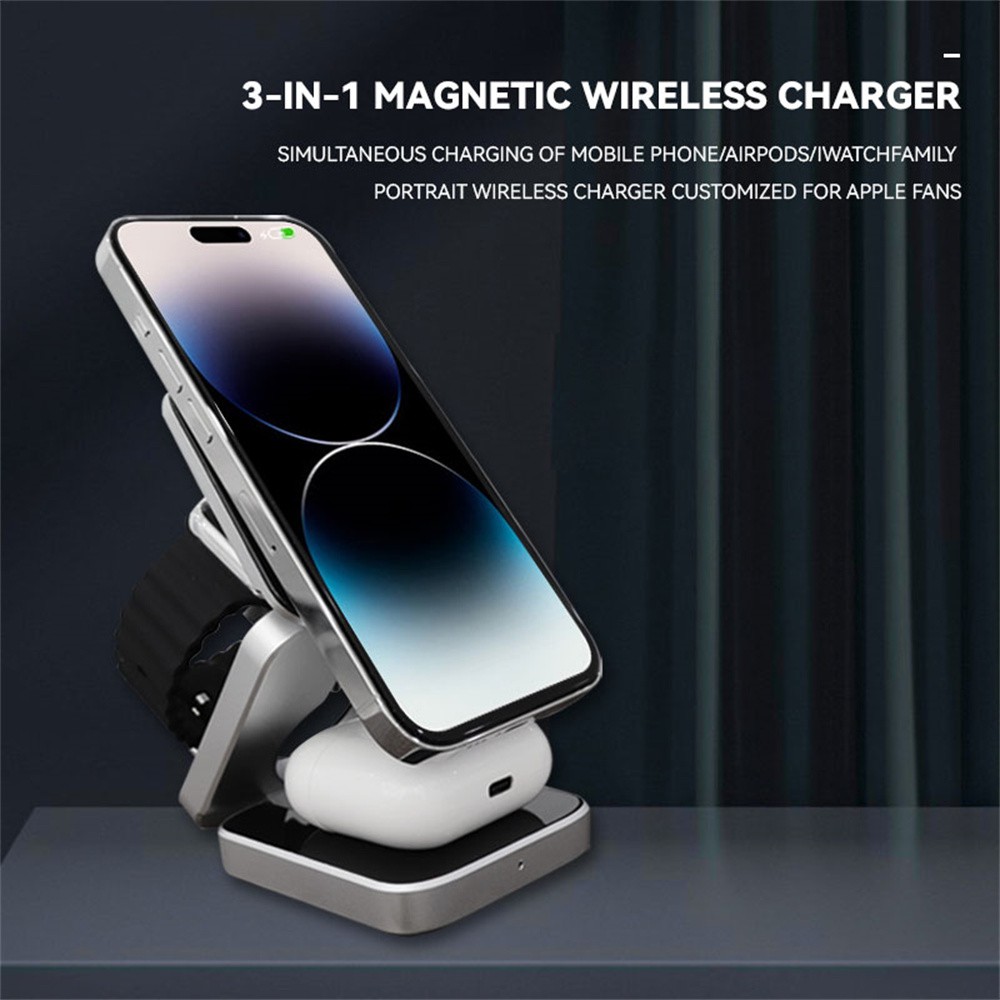 Estación de carga rápida de ca - Wireless Charger Watch reseña y precio