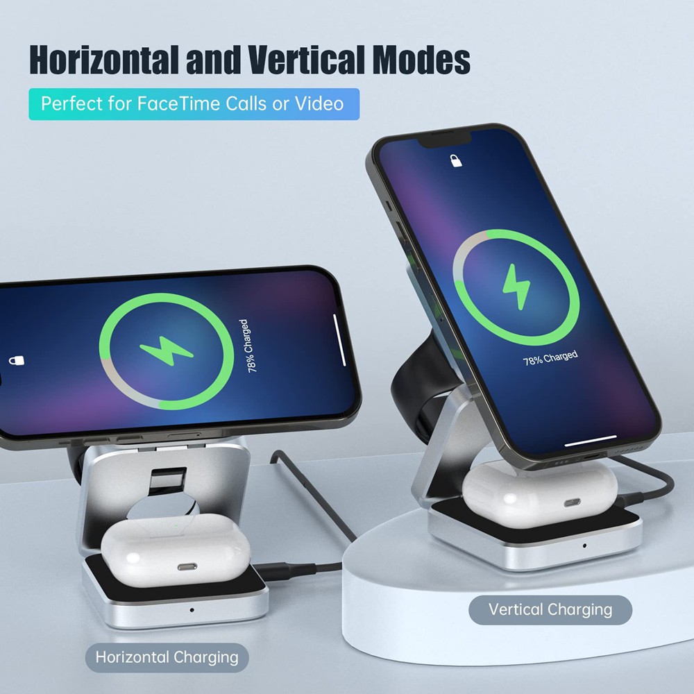 Estación de carga rápida de ca - Wireless Charger Watch reseña y precio