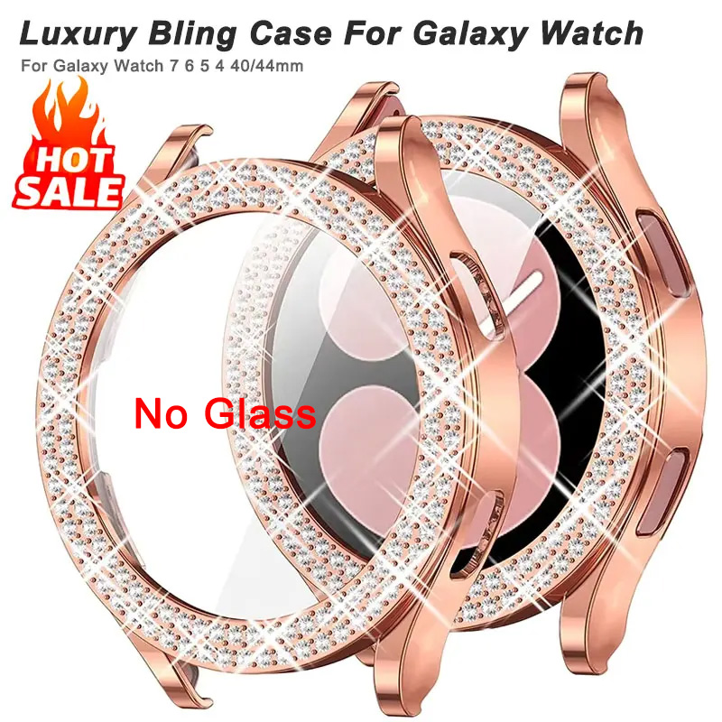 Funda brillante con diamantes  - Accessories For Galaxy Watch 5 reseña y precio